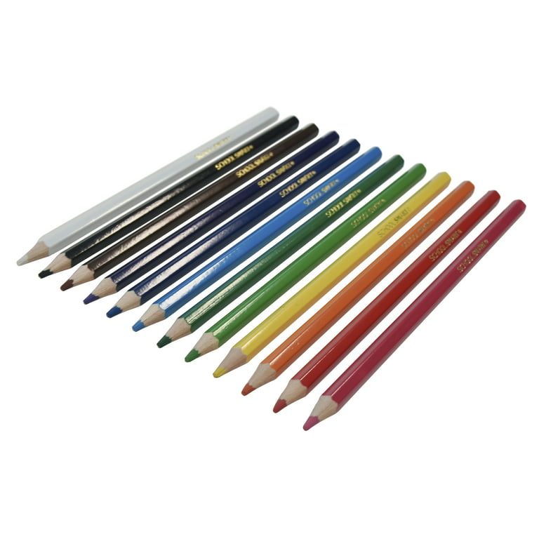 School Smart Professional Colored Pencils, Assorted Colors, Pack of 480 
