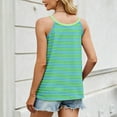 thumbnail image 7 of fatyb Women's Striped Camisole Tank Tops Sleeveless Crewneck Casual Shirts Womens Fashion Cami Shirts, 7 of 7