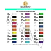 New brothread 32 Spools Polyester Embroidery Machine Thread Kit 1000M (1100Y) Assortment1