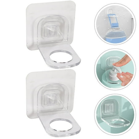 FRCOLOR 2 Pcs Wall Mounted Storage Nail-free Shower Gel Stand Holder FRCOLOR 2 Pcs Wall Mounted Storage Nail-free Shower Gel Stand Holder