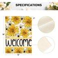 thumbnail image 5 of Sunflower Bee Spring Summer Garden Flag 12x18 Inch Double Sided Outside, Welcome Seasonal Yard Outdoor Flag, 5 of 6