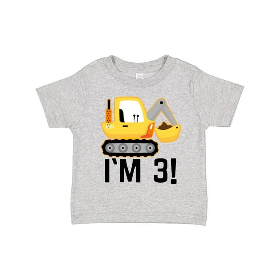 Inktastic 3rd Birthday Construction Party Boy Boys Toddler T-Shirt