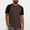 Brown, variant on Zylanna Men's Casual T-Shirts, Fashion Crew Neck Short Sleeve Color Block Patching Shirts for Men Tee Black Size 3XL
