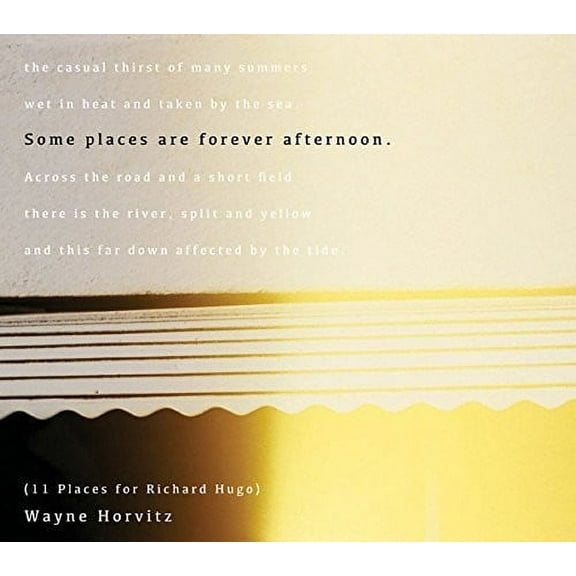 Wayne Horvitz - Some places are forever afternoon (11 Places for Richard Hugo) - Jazz - CD
