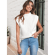 thumbnail image 4 of Suéter Sin Mangas con Cuello Alto para Mujer, Chaleco Informal de Punto con Mangas , Ropa de y Verano 2025. L, 4 of 8