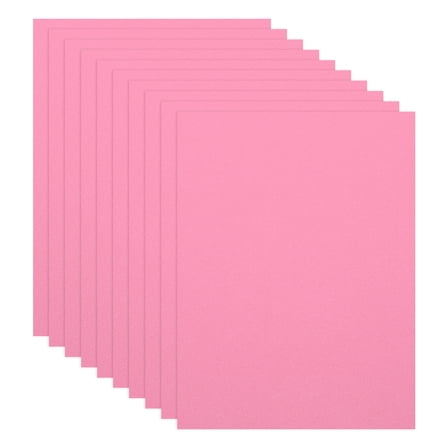 Uxcell 10Pcs Pink EVA Foam Sheets, 15.7 x 11.8 Inches 1mm Thick Foam Sheets for Crafts