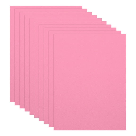 Uxcell 10Pcs Pink EVA Foam Sheets, 15.7 x 11.8 Inches 1mm Thick Foam Sheets for Crafts