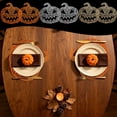 thumbnail image 7 of Racsoh 2 Pcs Halloween Pumpkin Placemat Set, Heat Resistant Hollow Out Table Mat, Non Slip Woven Placemat, for Thanksgiving Dinner Party Decor (Gold), 7 of 7