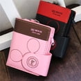 thumbnail image 2 of Cartera corta para mujer, estilo estudiante, estilo fresco y lindo, con cremallera, monedero pequeño, tarjetero, 2 of 5