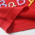 thumbnail image 3 of Chandail d'Automne et d'Hiver pour Tout-Petits Garçons Filles à Manches Longues Col Ras du Cou Chandails Doux Chandail à Enfiler Vêtements pour Bébé Enfants Rouge, 3-6 m, 3 of 7