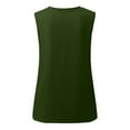 thumbnail image 5 of Moda mujer damas cuello en V suelta Tops Casual camiseta sin mangas blusa chaleco Pompotops  lopia998410, 5 of 5