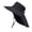 Black, variant on Mens Sun Hats UPF 50+ UV Protection Bucket Wide Brim Waterproof Hat with Adjustable Chin Strap & Neck Flap for Outdoor Light Gray