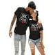 thumbnail image 1 of 1 pieza de camisetas a juego con estampado "Ella robó mi corazón y yo me lo quedo" para parejas - Camisetas casuales de algodón con cuello redondo para recién casados y amantes - Perfectas para regal, 1 of 8