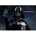 thumbnail image 2 of Darth Vader Sports Design Star Wars Style Black Rubber Silicone Band Watch-02 SW, 2 of 6
