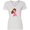 AA-White, variant on Inktastic Superhero Girl, Cute Girl, Brown Hair, Pink Cape Women's V-Neck T-Shirt