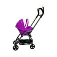 thumbnail image 2 of Cochecito de bebé para muñecas, mini juguete, carrito de empuje, simulación, accesorios para casa de muñecas para niñas Negro, 2 of 9
