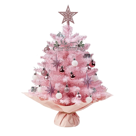 Árbol de Navidad XmasExp Mini 50 cm con adornos y luces