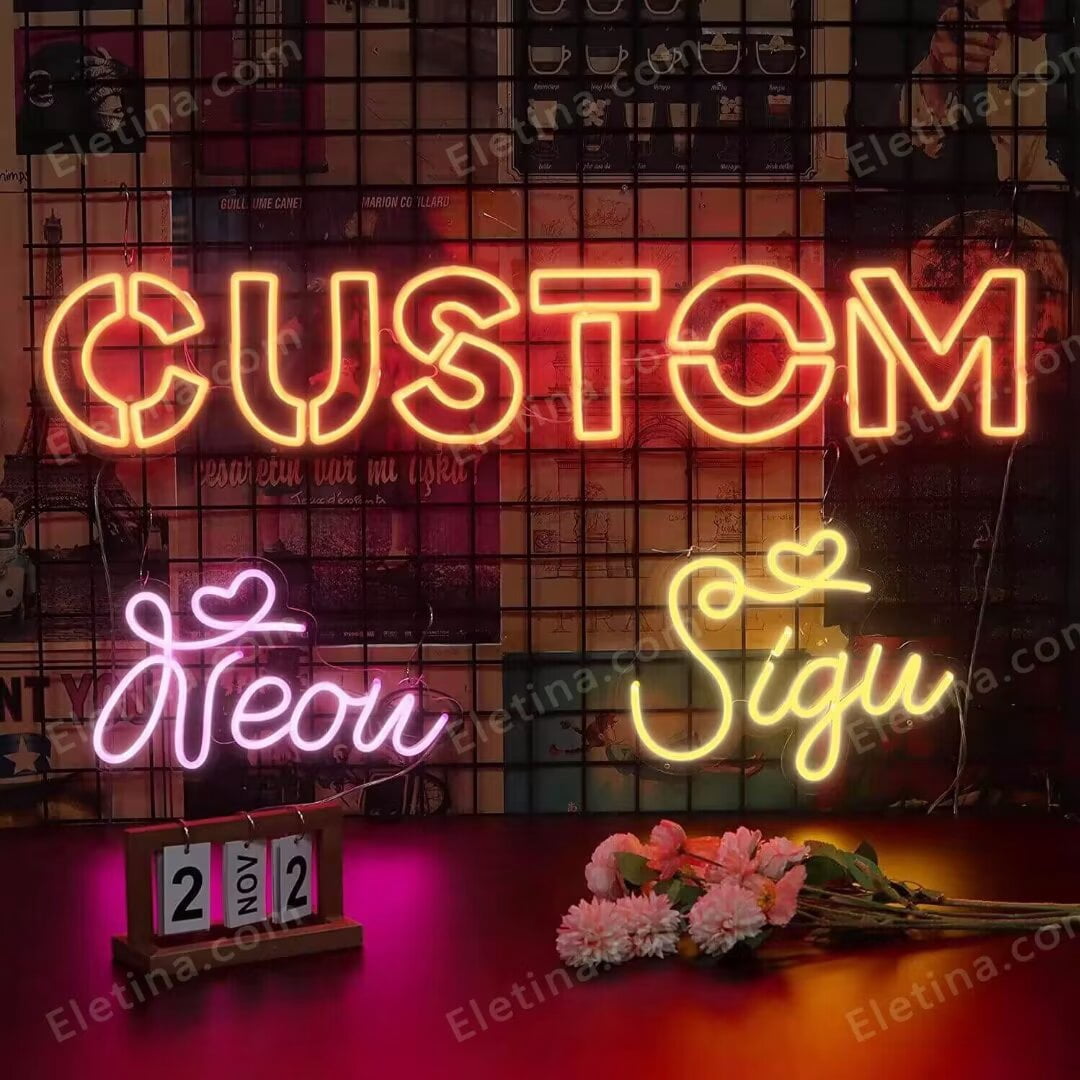Real Led Neon Light Sign Red Open Double Stroke Cigars Led Handmade Led Tube For Man Cave Wall Decor