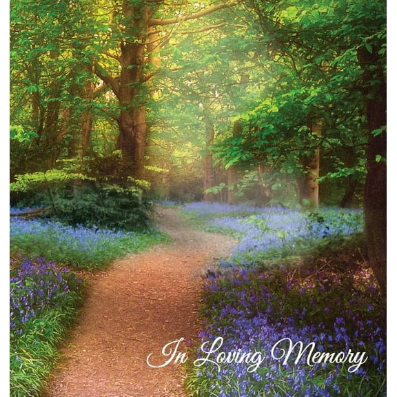 "In Loving Memory" Funeral Guest Book, Memorial Guest Book, Condolence Book, Remembrance Book for Funerals or Wake, Memorial Service Guest Book: A Cel (Hardcover)