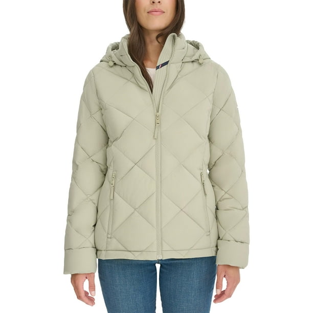 Chaqueta Tommy Hilfiger con cremallera, ligera, con césped marino para mujer