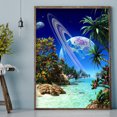 thumbnail image 3 of Wdftyju DIY 5D Sea Planet Diamond Picture Set Resina Full Round Drill Obra de arte hecha a mano Wdftyju 6jx2mv4mp4mv7lk5, 3 of 9