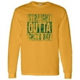 thumbnail image 2 of Straight Outta Green Bay Long Sleeve T-Shirt - 2X-Large - Gold, 2 of 6