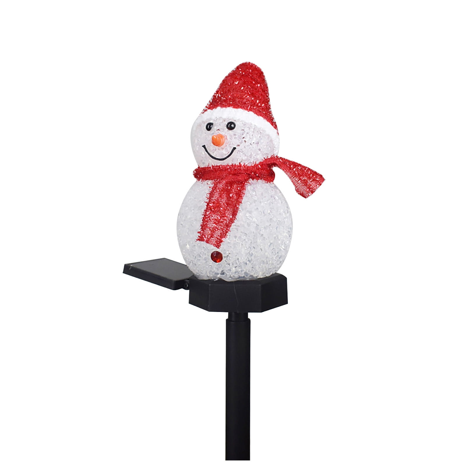 Guvpev Christmas Snowman Decorations Lights With Stakes, Inflatable