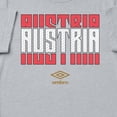 thumbnail image 2 of Umbro Men's Austria Stacked Soccer T Shirt (Grey Heather, S-XXXL), 2 of 4