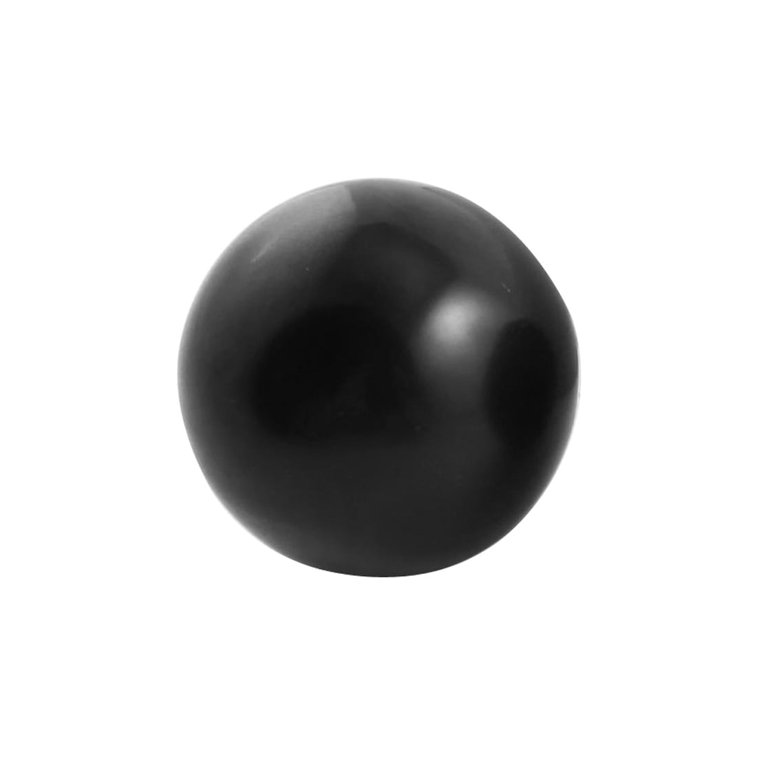2pcs 50mm Dia Plastic Ball M16 Threaded Blind Hole Handling Knob Black 
