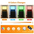 thumbnail image 4 of Furnulem Tall Nightstand with 4 Drawers and Charging Station,LED Night Stand for Bedroom,Dorm,Bedside Table and Bookshelf 2 in 1, Black Oak, 4 of 9