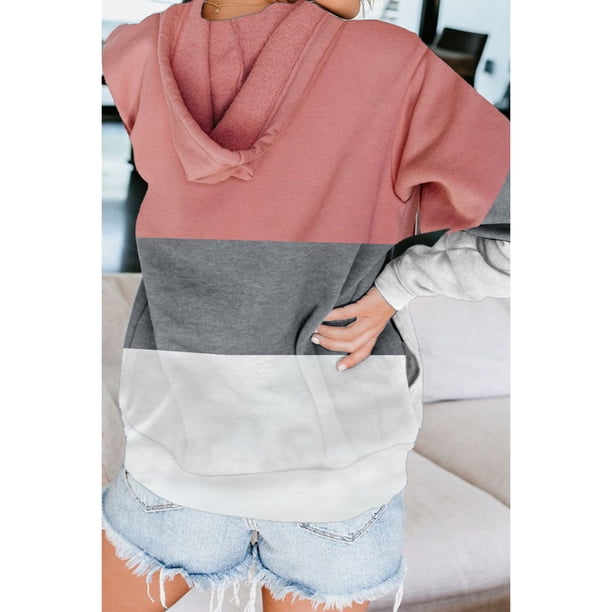 Sudadera Con Capucha Y Cremallera Para Mujer, Poliéster Sudadera Con Capucha De Manga Larga Para Mujer Fácil De Combinar Casual Moda Para La Universidad Para Niñas ANGGREK Cocina, Decoración y Otros