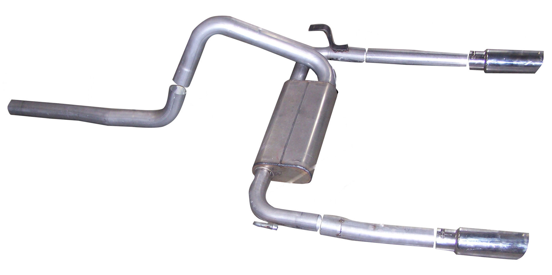 CatBack Dual Exhaust System, Aluminized