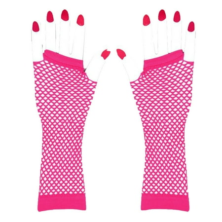 

Gloves Fingerless Nylon Mesh Gloves Wrist Elastic Mesh Gloves For Girls Women Clothing