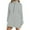 Gray C, variant on Enjoytime Zip Up Sweatshirt Women Solid Color Long Sleeve Pullover Hoodies Casual Loose Long Tunic Tops with Pockets Coffee L
