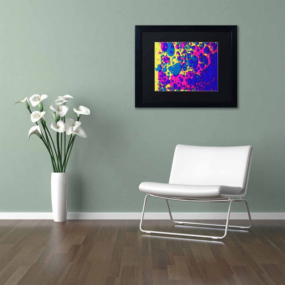 Trademark Fine Art "Colour Fun VI" Canvas Art by Beata Czyzowska Young, Black Matte, Black Frame