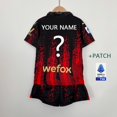 thumbnail image 1 of AC Milan 4th jersey 22/23 Ventiladores Versión kit Size16-2XL : Puede Agregar Su Nombre Y Número, 1 of 4
