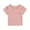 Pink, variant on Timegard Baby Girls Clothes Cotton Solid Color Comfy Toddler Tee Casual Ruffle Short Sleeve Cute Top