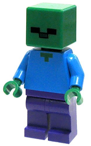 Lego Figuren Figur Minecraft Zombie 