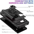 thumbnail image 2 of KOMI Design for Google Pixel 8 Pro Phone Case with Screen Protector Card Holder Stand Kickstand Heavy Duty Shockproof Hybrid Rugged Drop Protective Cover for pixel8pro 8pro Women 6.7 inch Black, 2 of 5