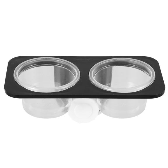 2 Pack Gecko Tank Accessories Small Suction Cup Type Reptile Feeder