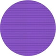 thumbnail image 1 of Ahgly Company Machine Washable Indoor Round Transitional Neon Purple Area Rugs, 7' Round, 1 of 7
