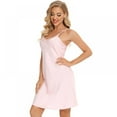thumbnail image 5 of Women Nightgown Chemises Lace Full Slips Sleep Dress Summer Sleeveless Lounge Dresses, 5 of 7