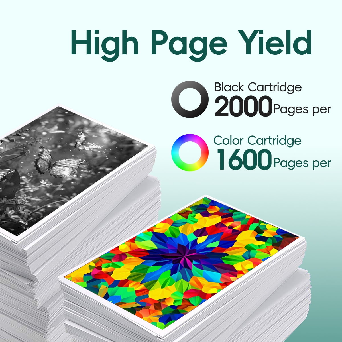 962 Ink Cartridges Compatible for 962 962 XL Ink Cartridges for 9018e 9015e 9010 Series Printer (4 Packs)
