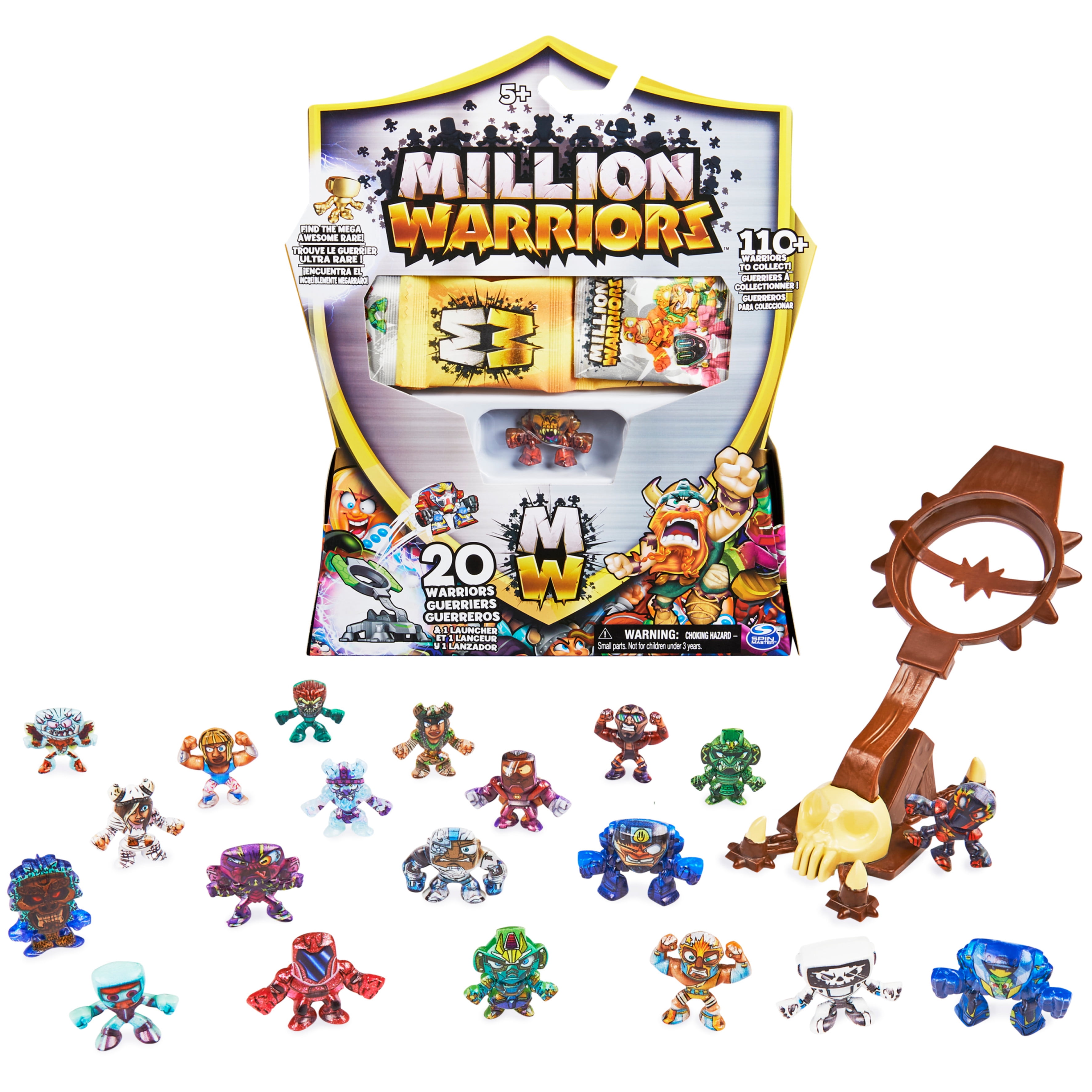 Million Warriors 20-Pack Collectibles Figures with Rare