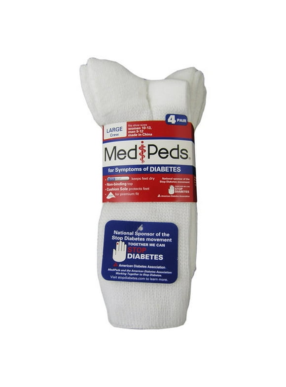 MediPeds Diabetic Socks in Diabetes Care - Walmart.com