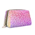 thumbnail image 2 of Picia Colorful Glitters Print Leather Makeup Bag Make Up Bag Travel Toiletry Bag for Her Girlfriend Teacher Teen Girl Gifts, 2 of 8