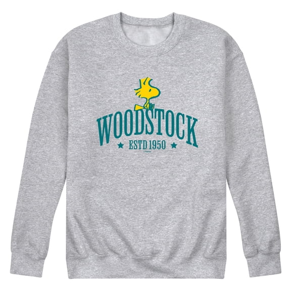 Peanuts - Woodstock Collegiate - Men's Crew Fleece Sweatshirt
