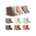 thumbnail image 3 of SIMANLAN Women's Faux Fur Boot Furry Fluffy Short Snow Boot Warm Comfortable Outdoor Flat Shoes, 3 of 5