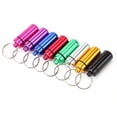 thumbnail image 3 of Waterproof Pill Box Key rings Metal Keychain Storage Sealed Medicine Bottle, 3 of 7