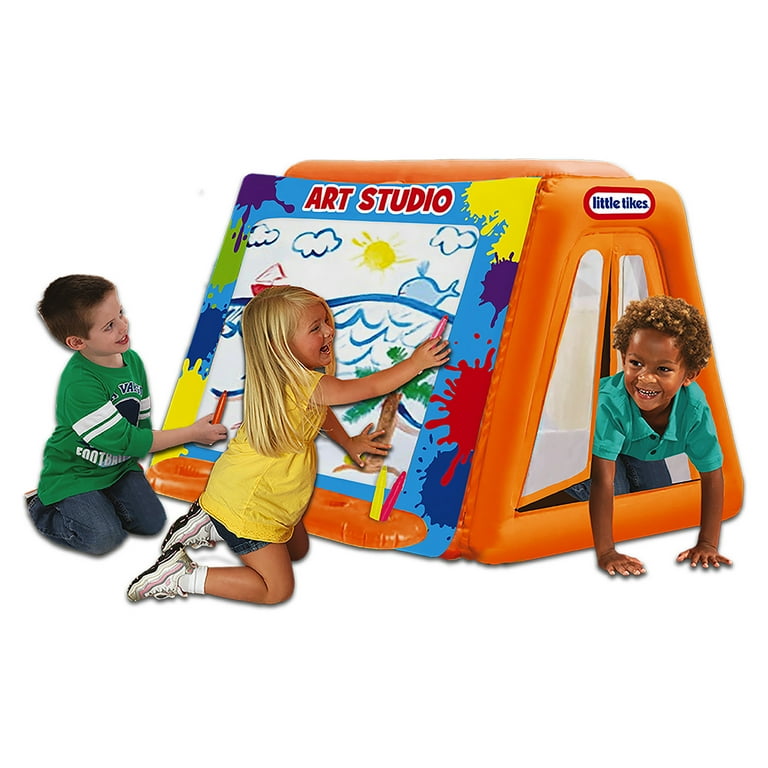 Little Tikes: 2-In-1 Art Easel Tent Washable Giant Art Board